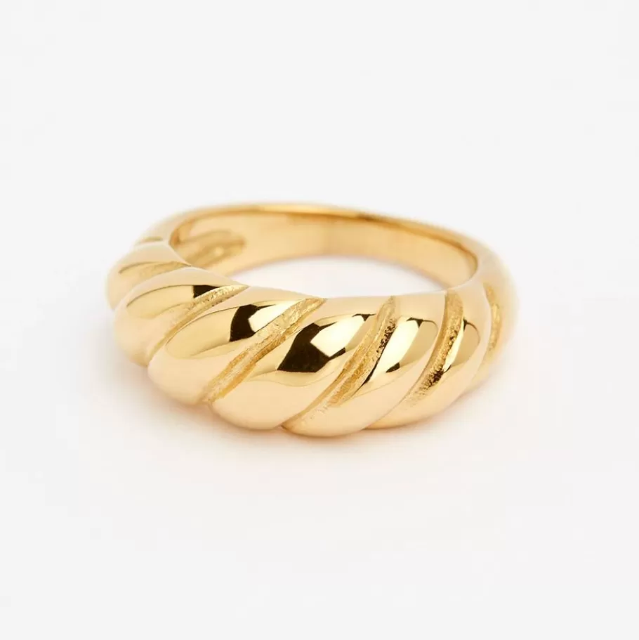 Adopt Geometric Retro< Ring