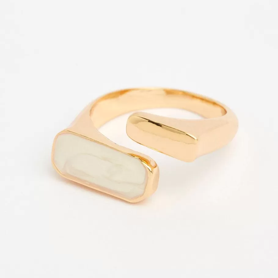 Adopt Geometric Retro< Ring